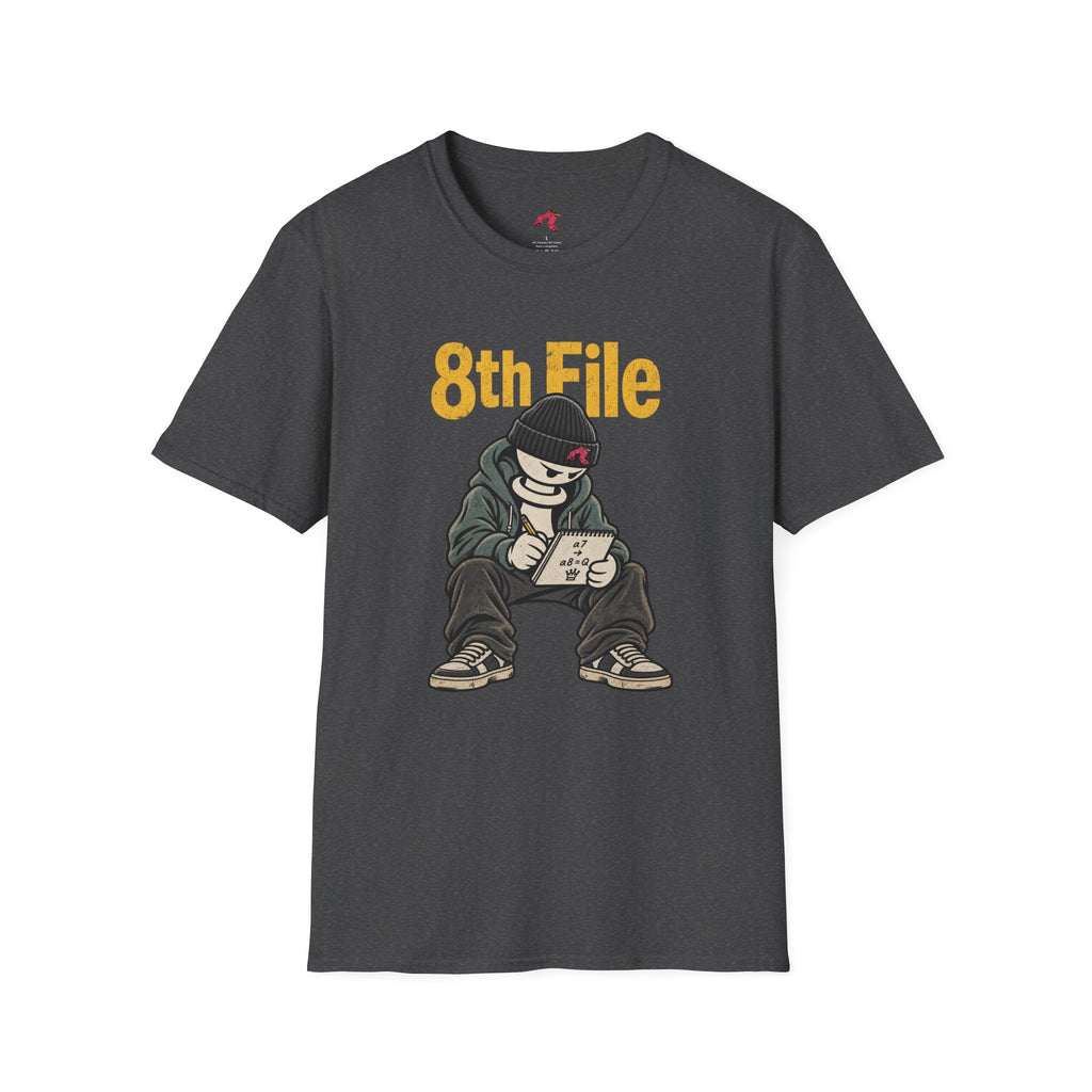 8th File – Funny Chess Pawn Promotion Graphic T-Shirt