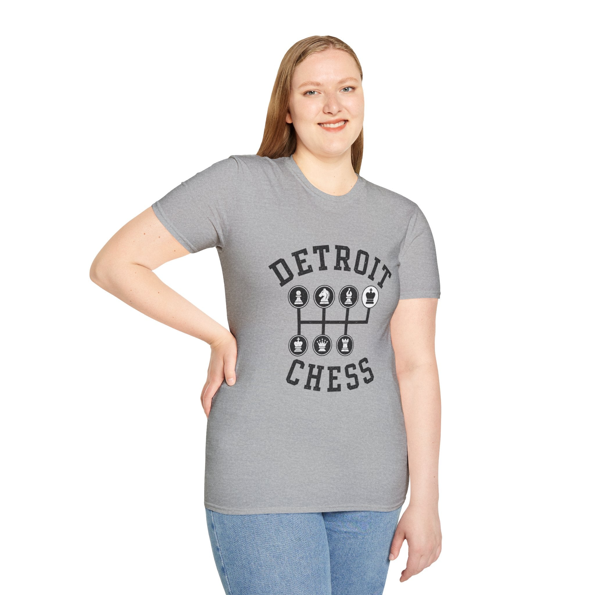 Detroit Chess - Gritty Chess T-Shirt