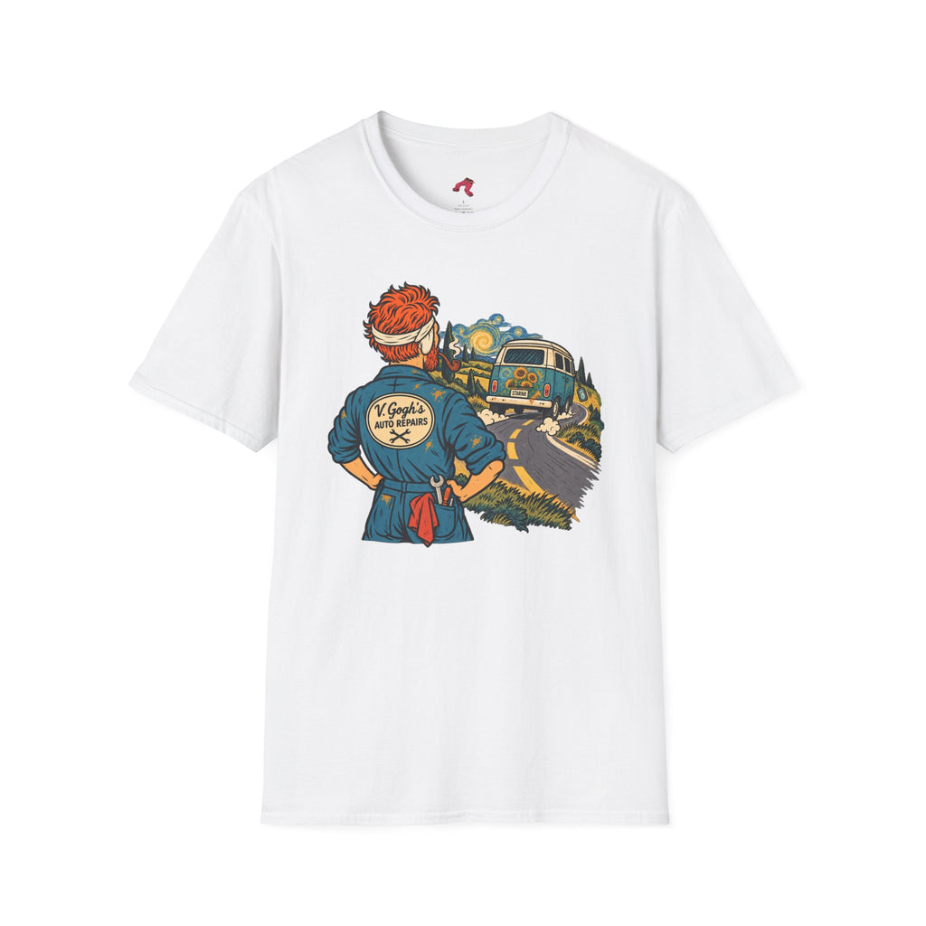 Original Van Gogh or Van Go – Funny Art Mechanic Graphic T-Shirt