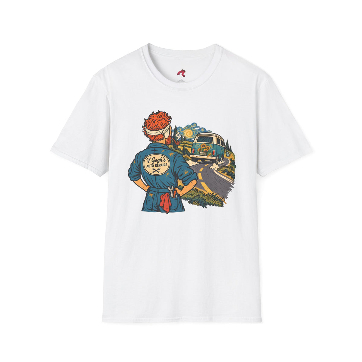 Original Van Gogh or Van Go – Funny Art Mechanic Graphic T-Shirt