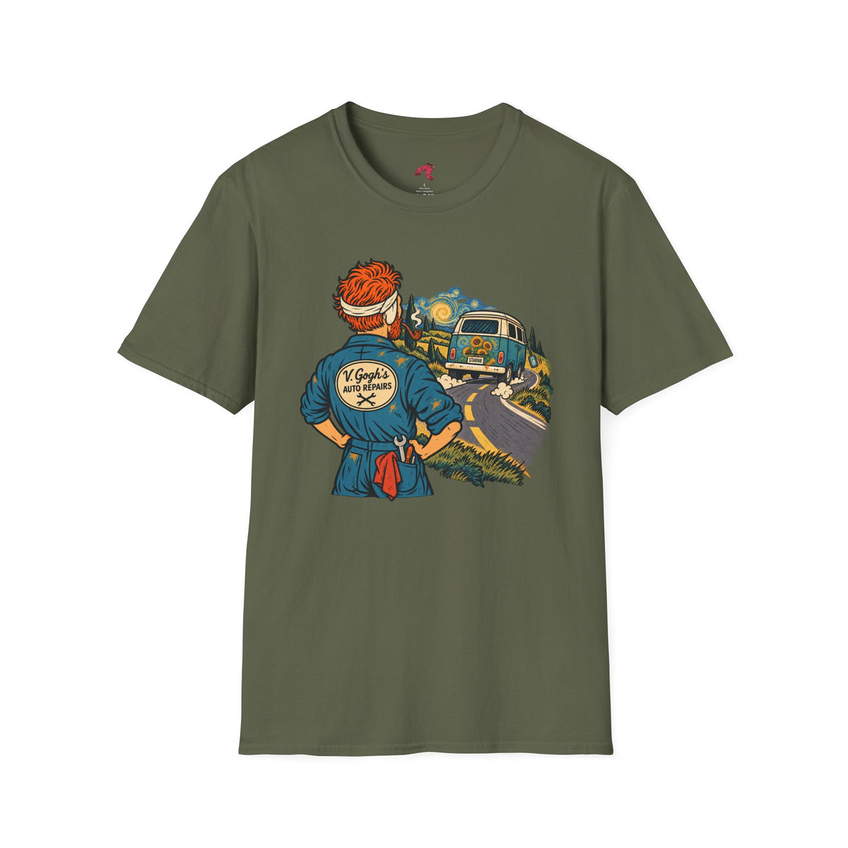 Original Van Gogh or Van Go – Funny Art Mechanic Graphic T-Shirt