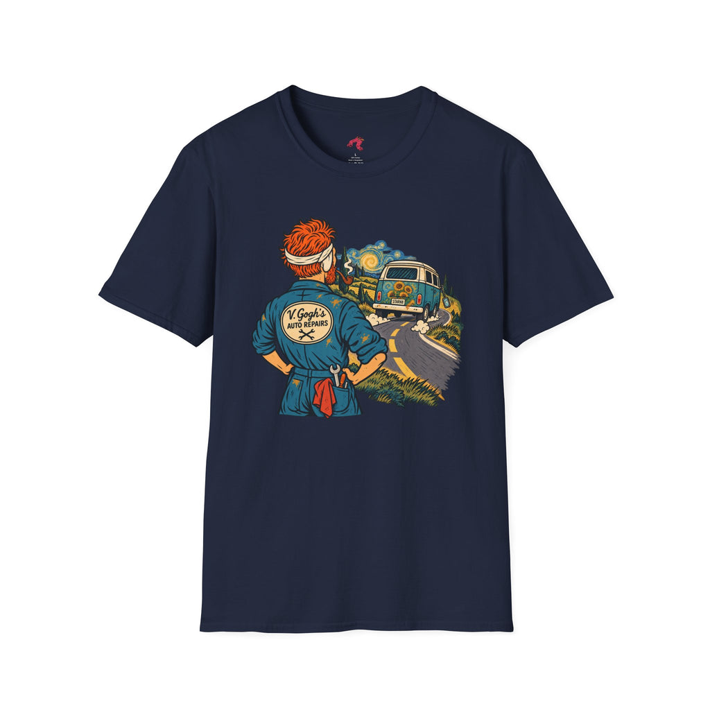 Original Van Gogh or Van Go – Funny Art Mechanic Graphic T-Shirt