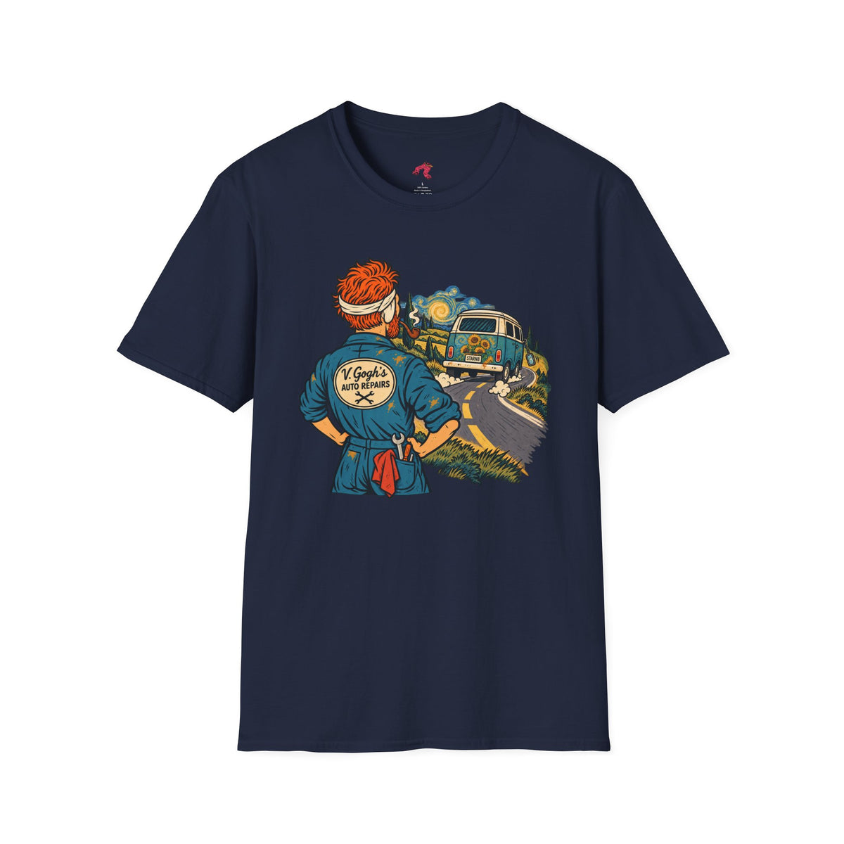 Original Van Gogh or Van Go – Funny Art Mechanic Graphic T-Shirt