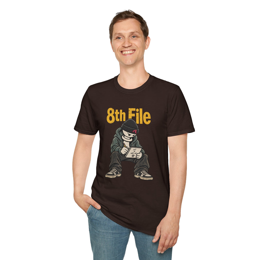 8th File – Funny Chess Pawn Promotion Graphic T-Shirt