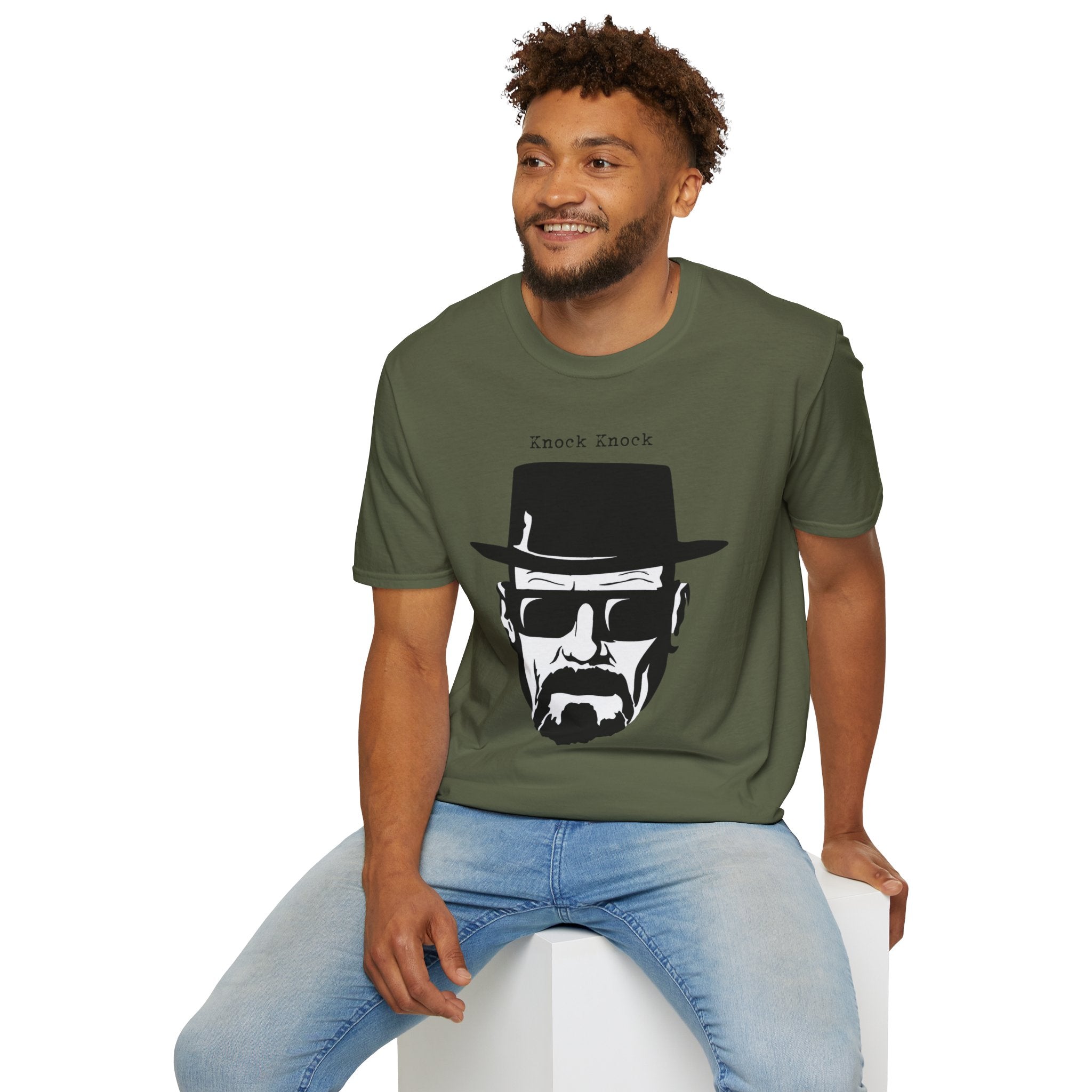 Knock Knock — Funny Crime Drama Parody T-Shirt