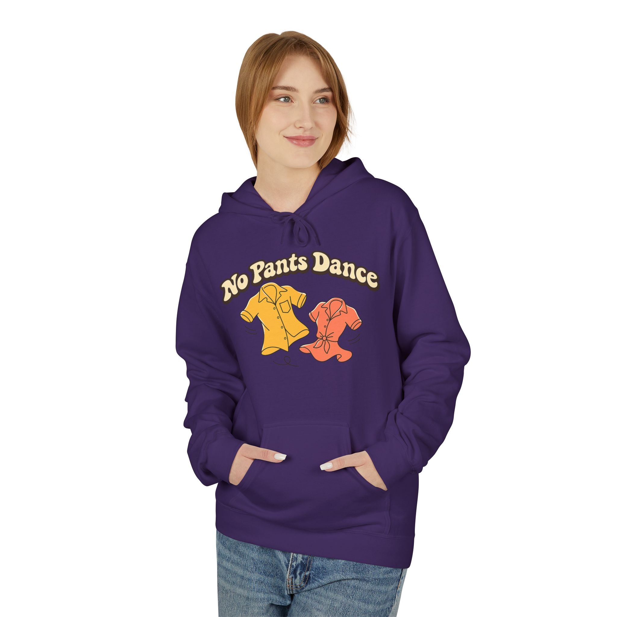 No Pants Dance — Funny Retro Hoodie