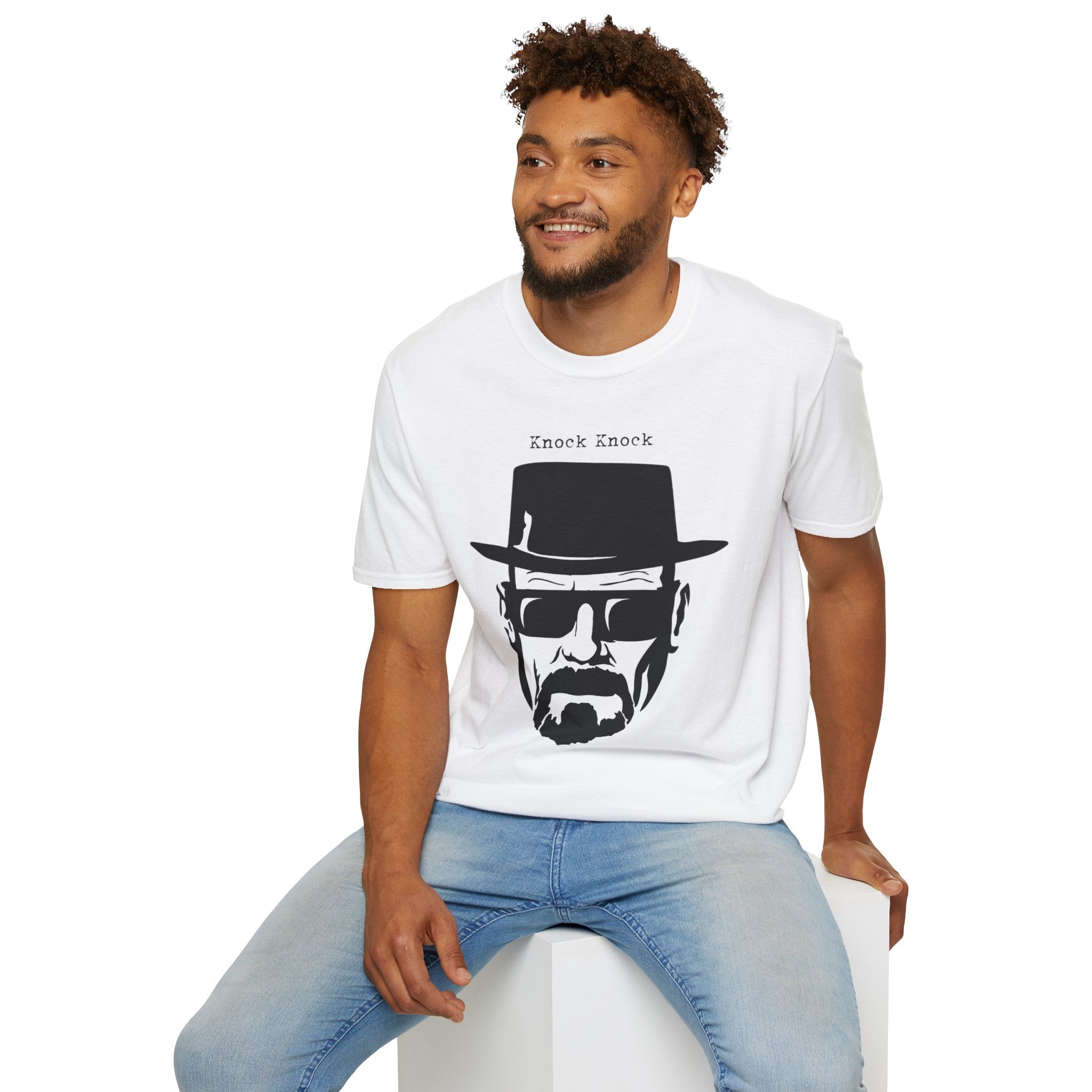 Knock Knock — Funny Crime Drama Parody T-Shirt