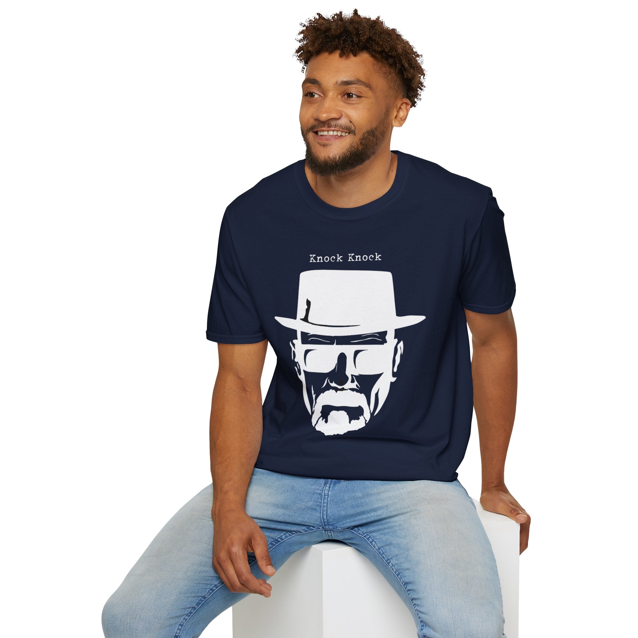 Knock Knock — Funny Crime Drama Parody T-Shirt