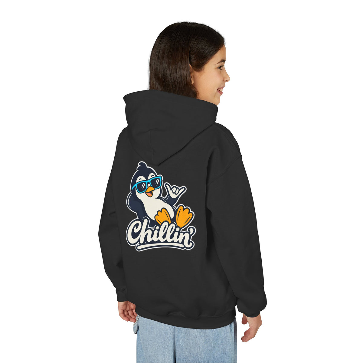 Chillin' 2 Penguin — Funny Youth Hoodie