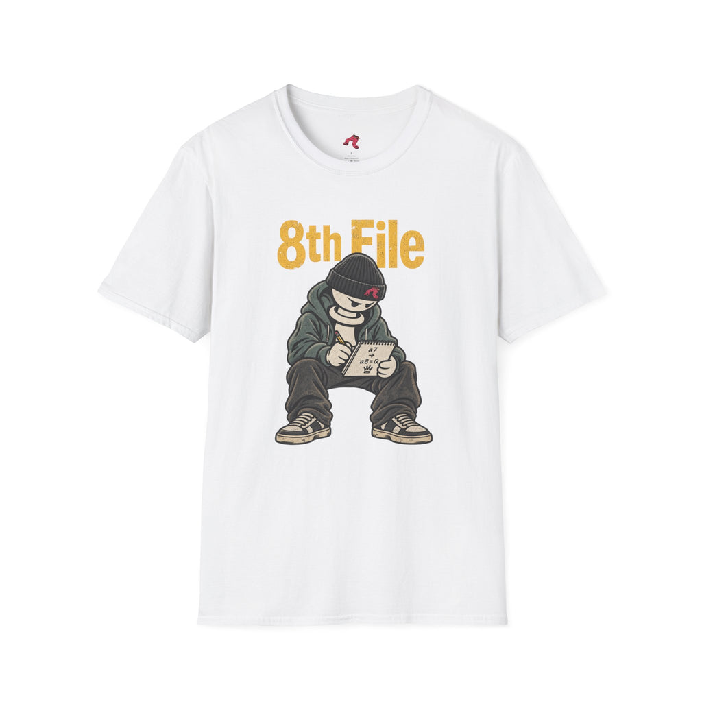8th File – Funny Chess Pawn Promotion Graphic T-Shirt