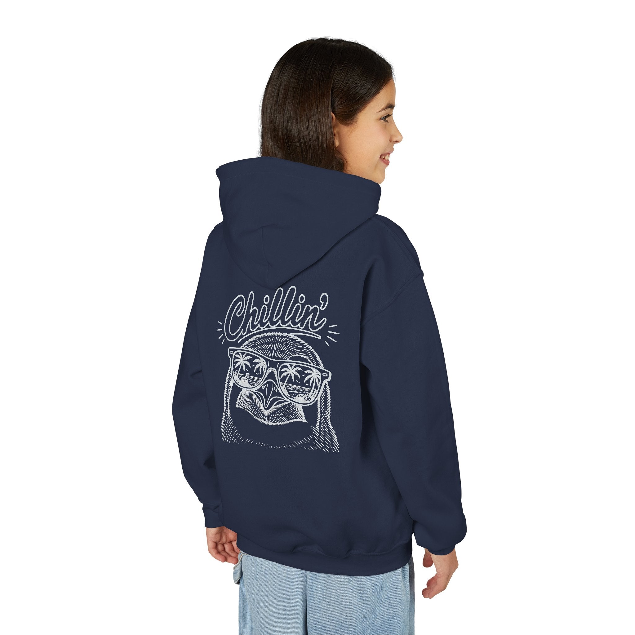 Chillin' Penguin — Funny Youth Hoodie