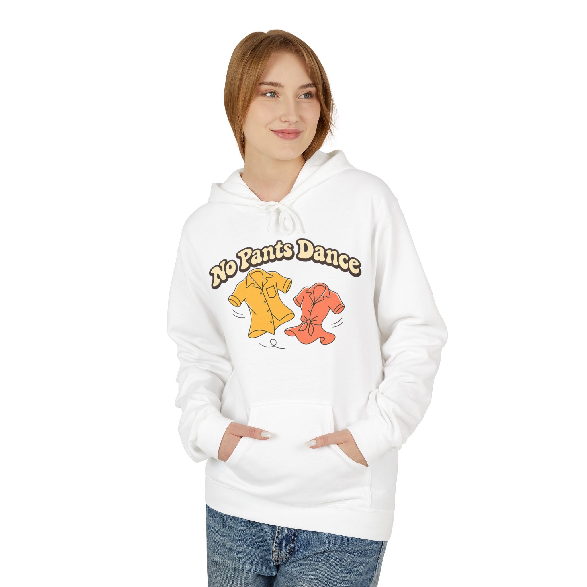 No Pants Dance — Funny Retro Hoodie