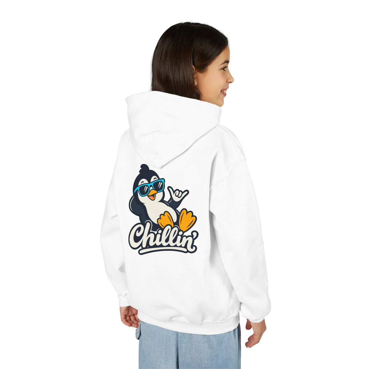 Chillin' 2 Penguin — Funny Youth Hoodie