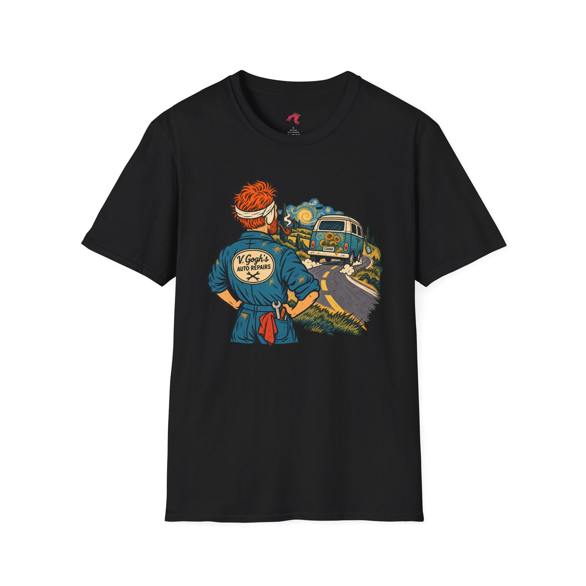 Original Van Gogh or Van Go – Funny Art Mechanic Graphic T-Shirt
