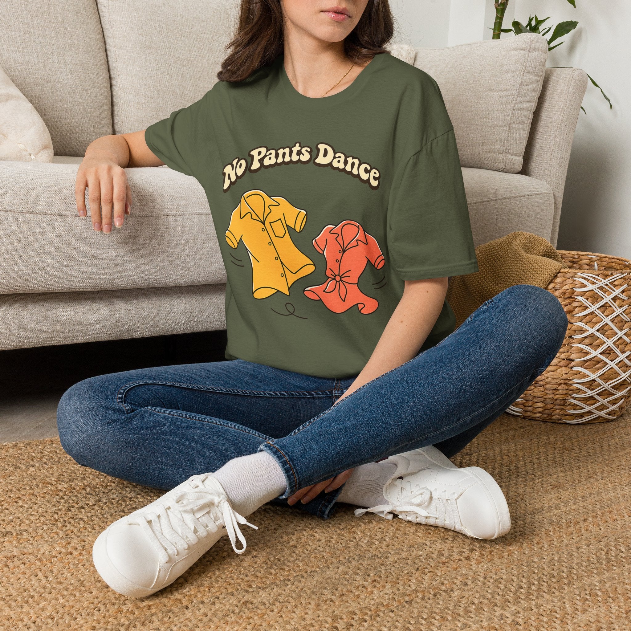 No Pants Dance T-Shirt- Funny Shirts Dancing