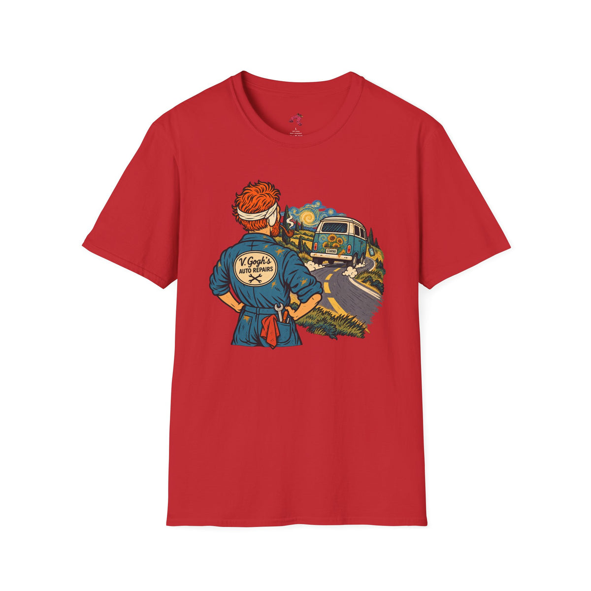 Original Van Gogh or Van Go – Funny Art Mechanic Graphic T-Shirt