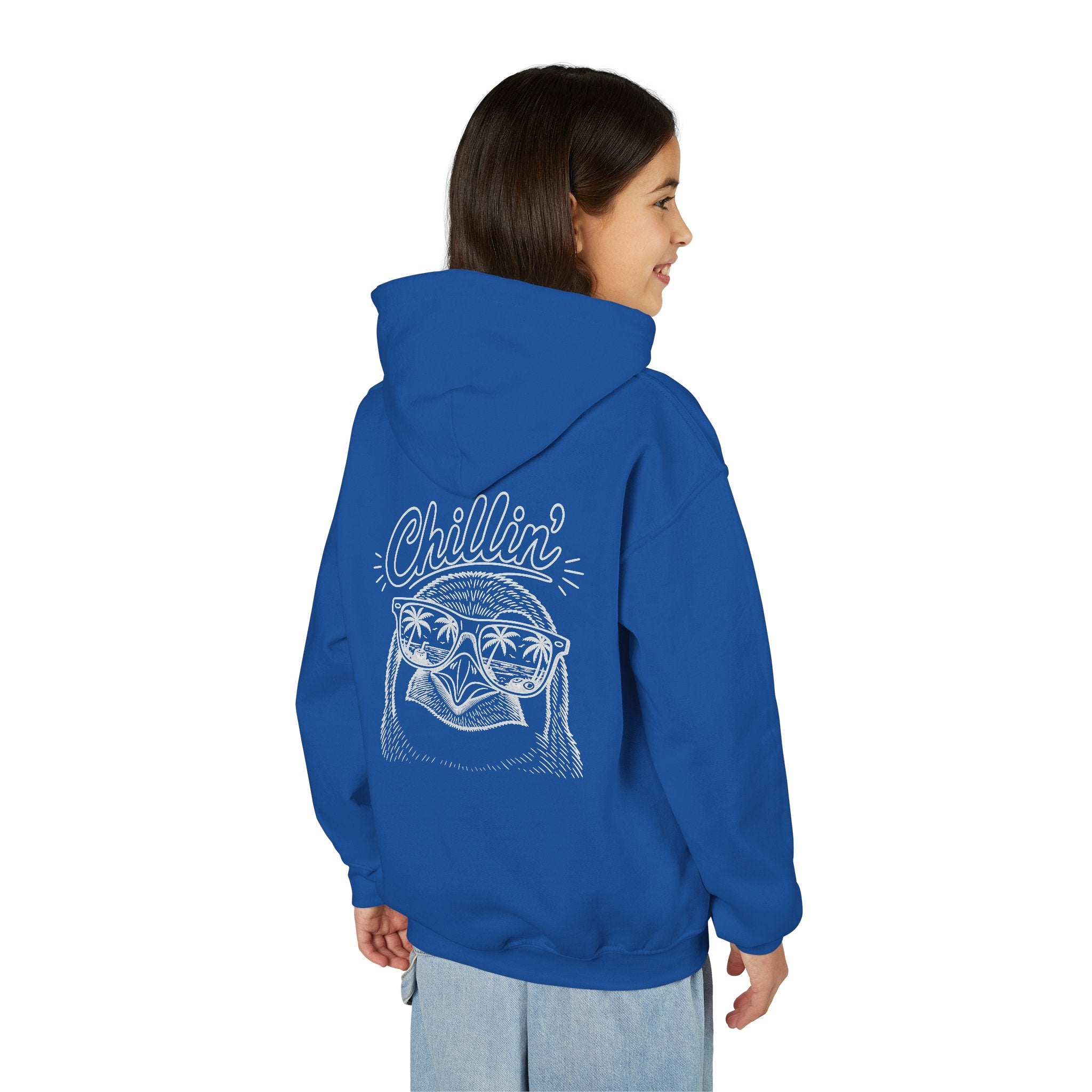 Chillin' Penguin — Funny Youth Hoodie
