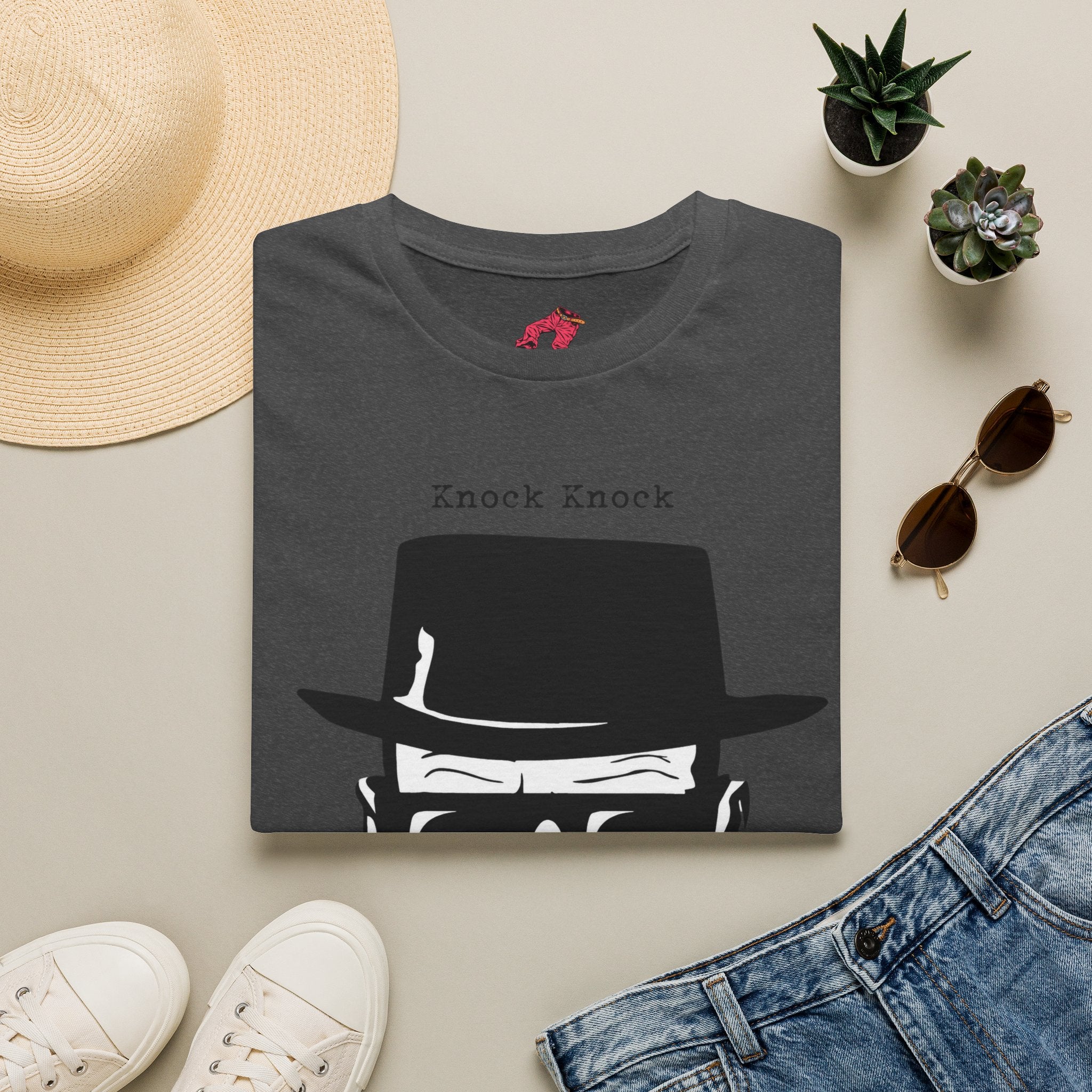 Knock Knock — Funny Crime Drama Parody T-Shirt