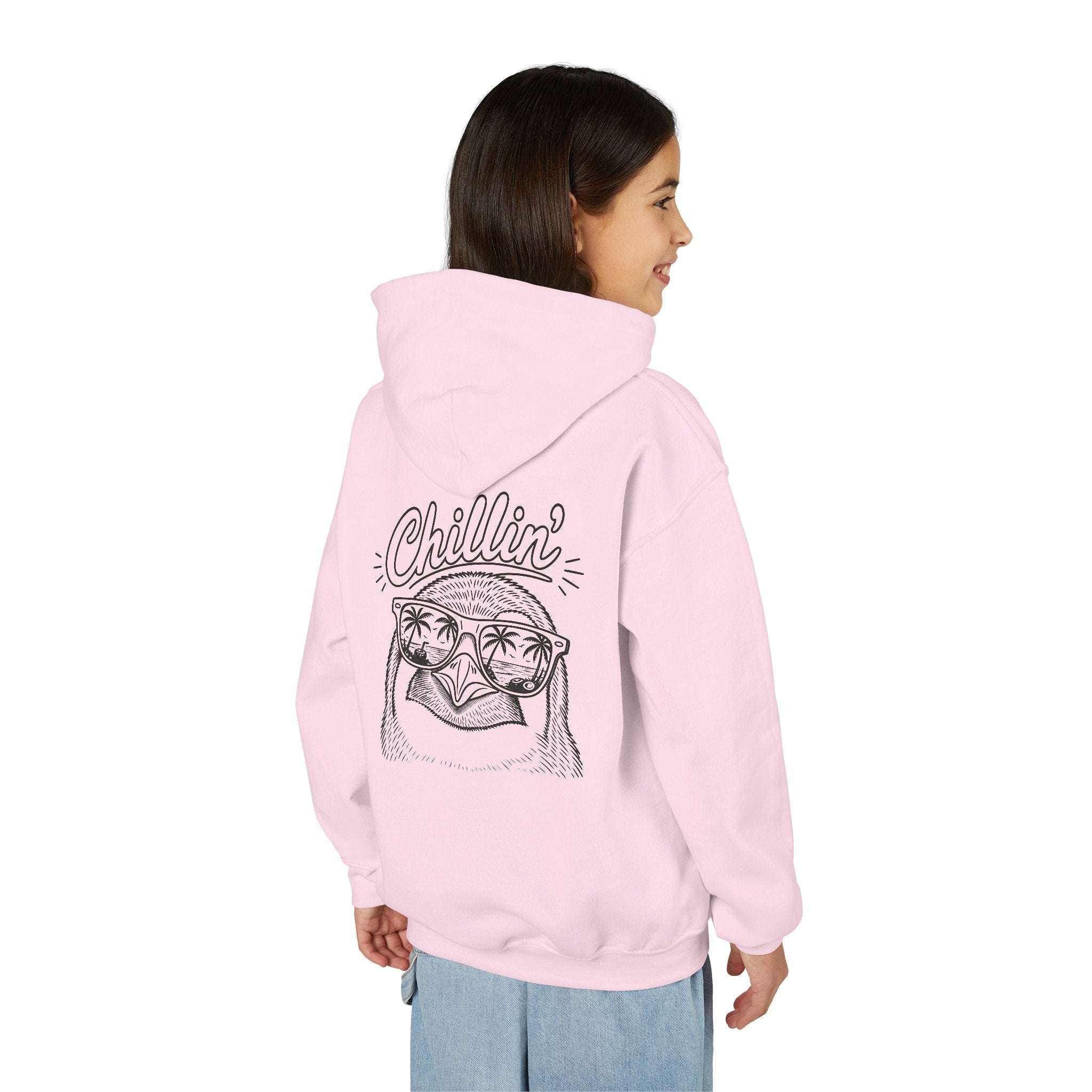 Chillin' Penguin — Funny Youth Hoodie