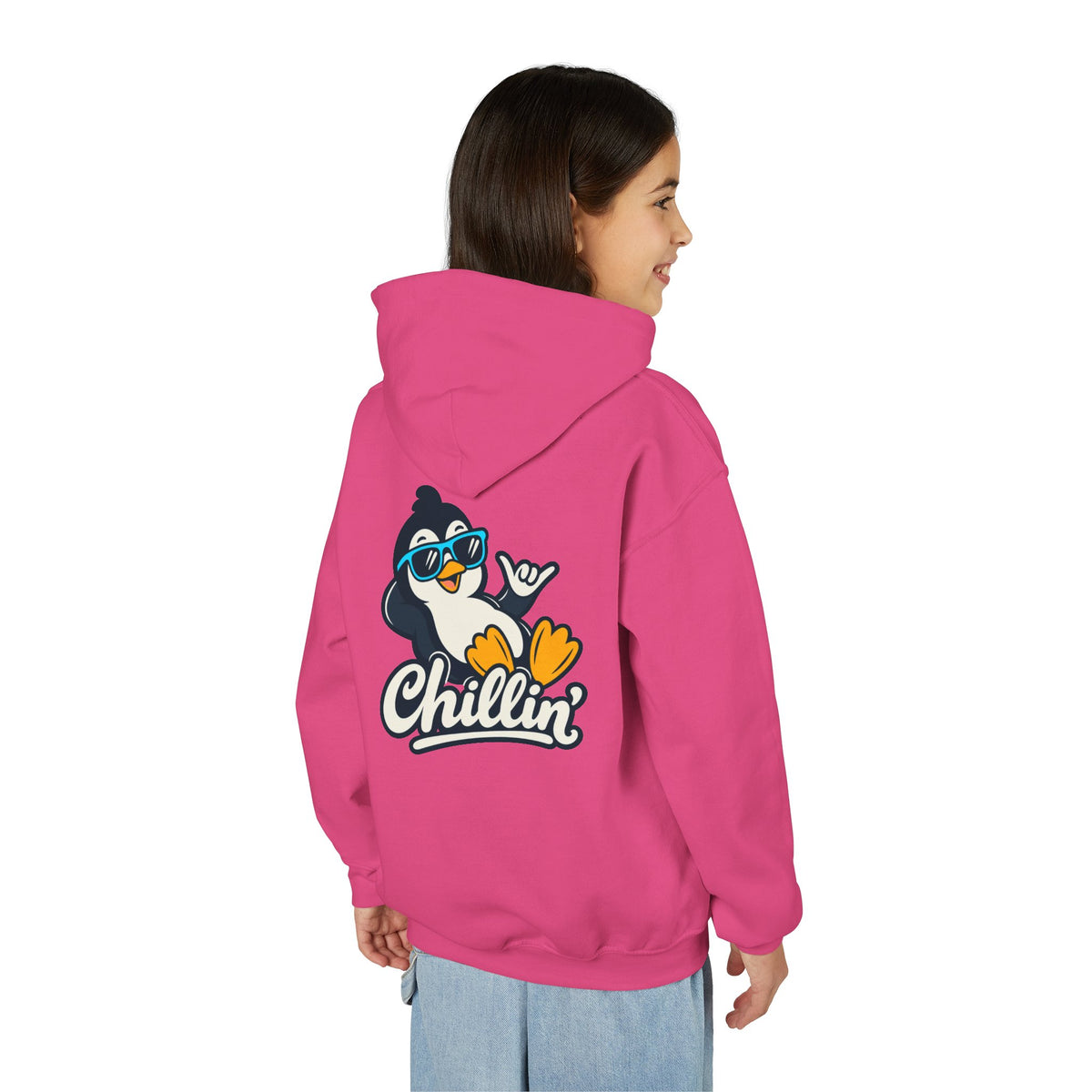 Chillin' 2 Penguin — Funny Youth Hoodie