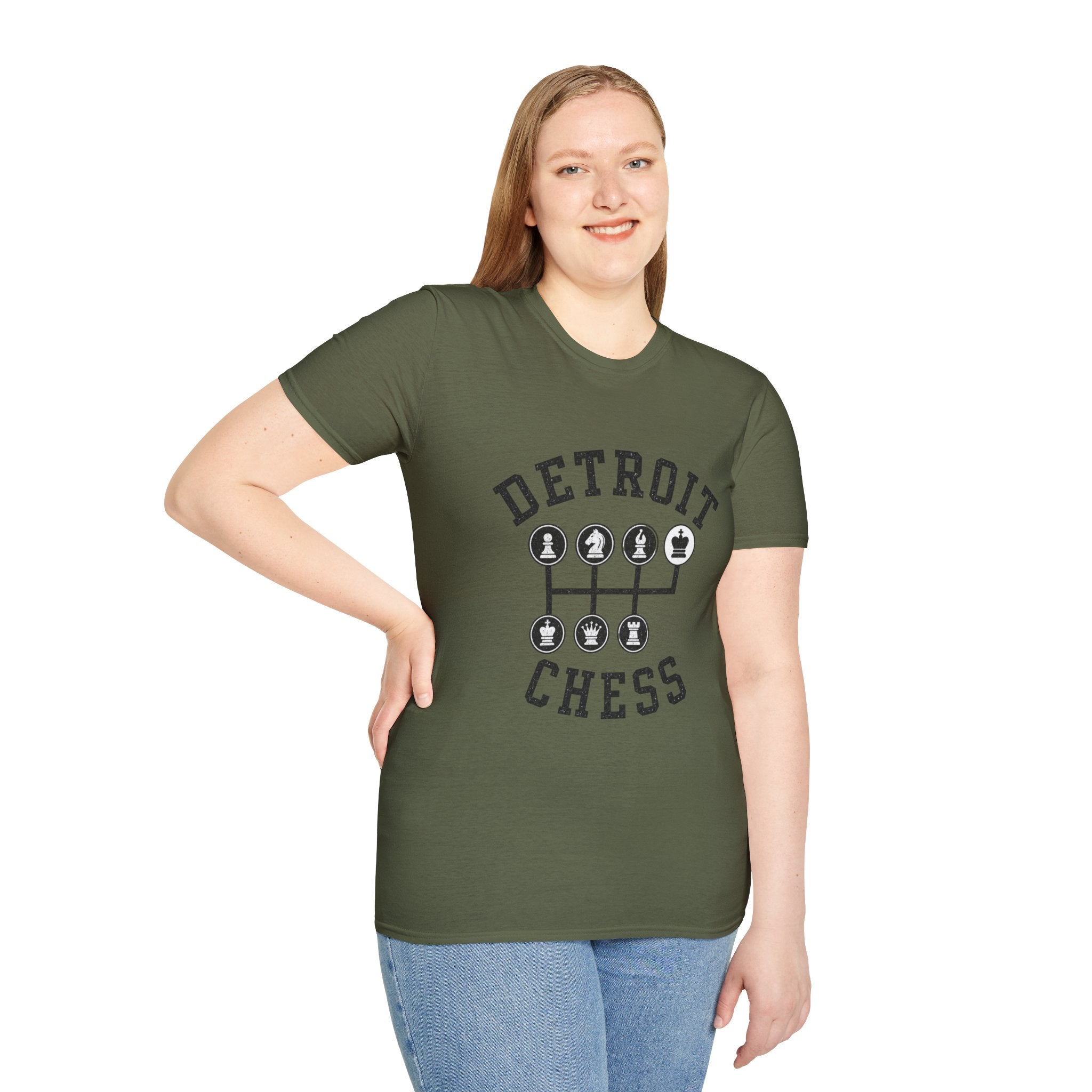 Detroit Chess - Gritty Chess T-Shirt