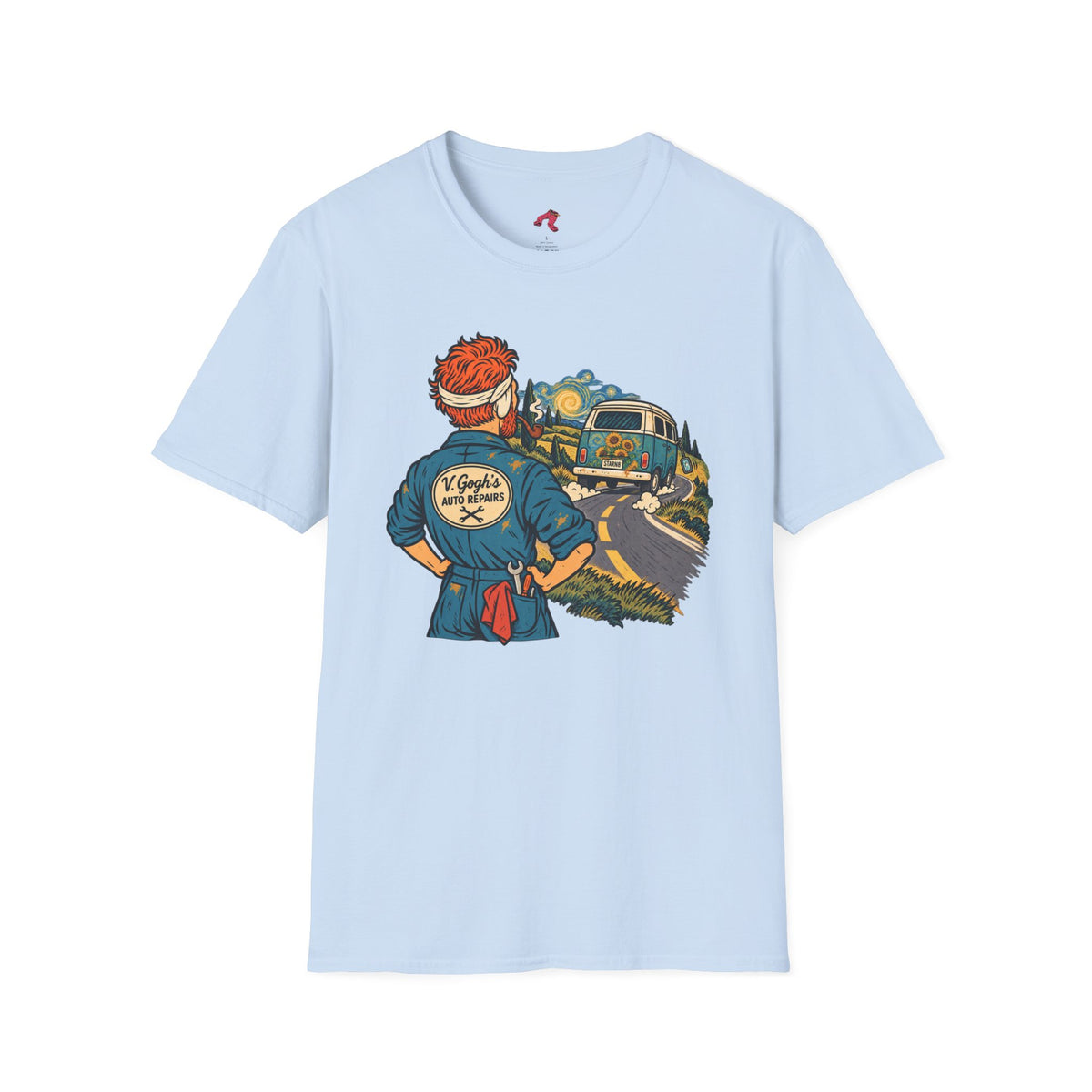 Original Van Gogh or Van Go – Funny Art Mechanic Graphic T-Shirt