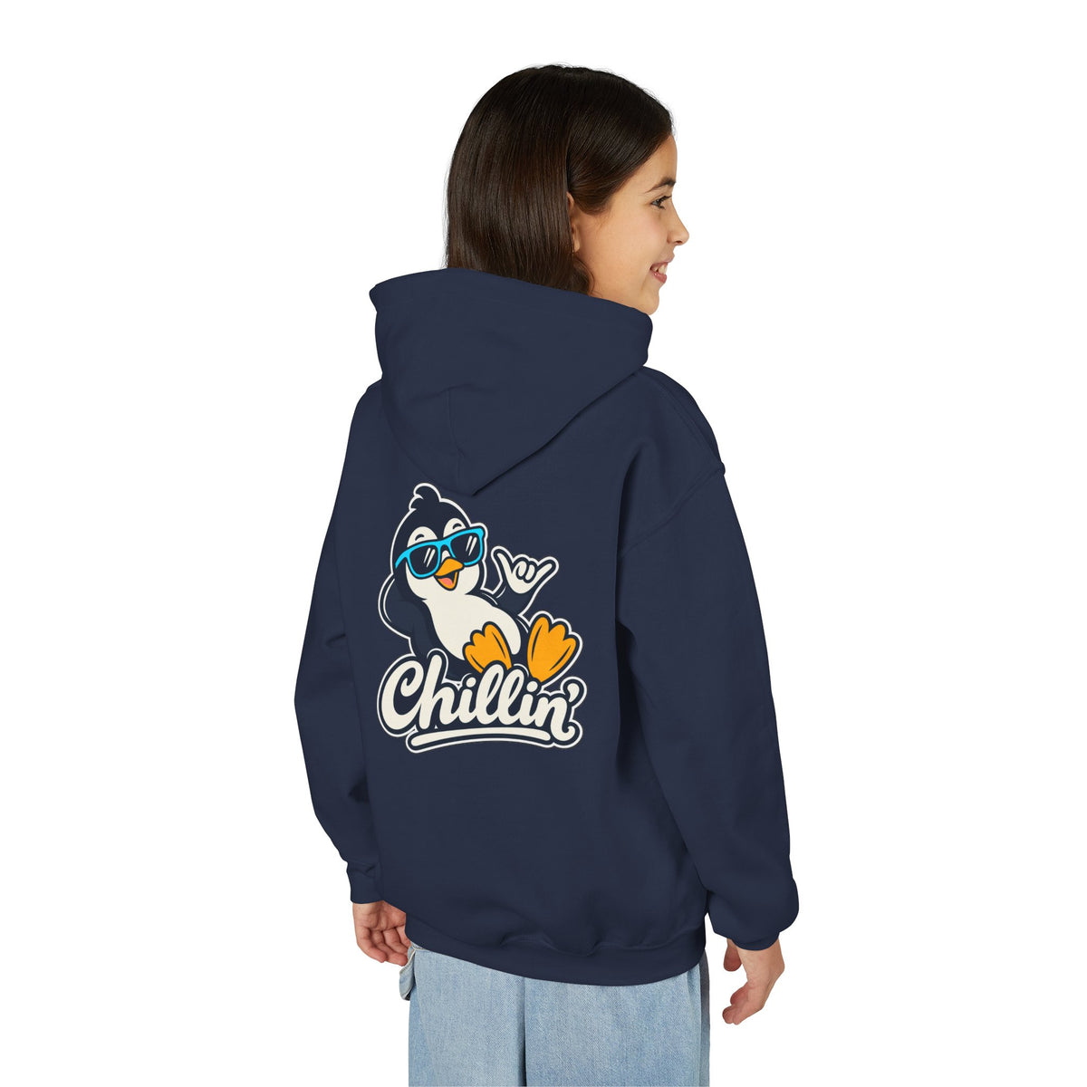 Chillin' 2 Penguin — Funny Youth Hoodie