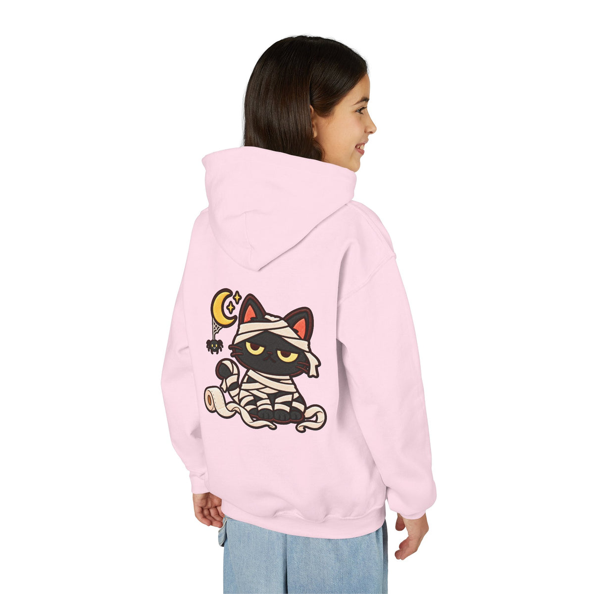 Unimpressed Halloween Cat - Mummy Hoodie
