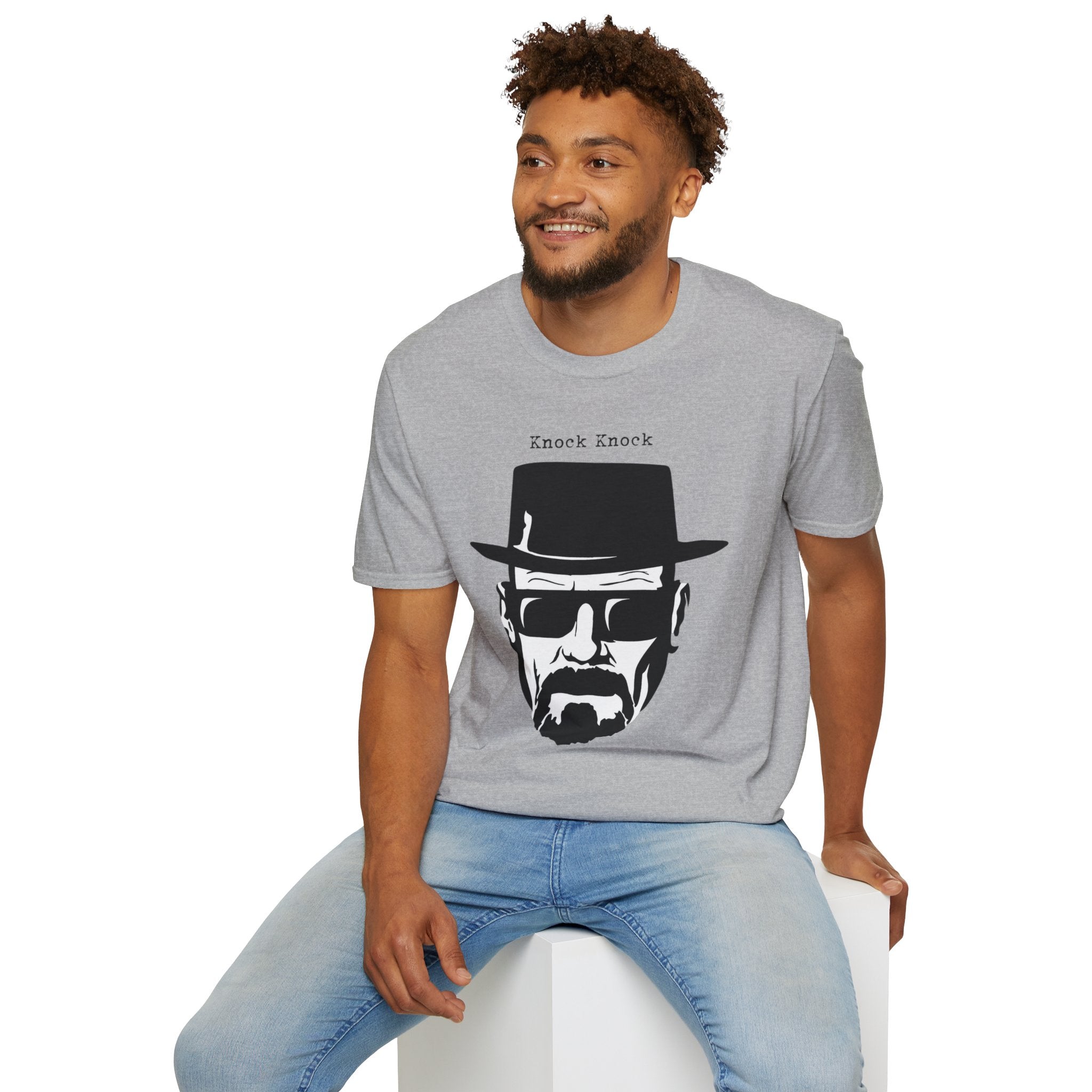 Knock Knock — Funny Crime Drama Parody T-Shirt