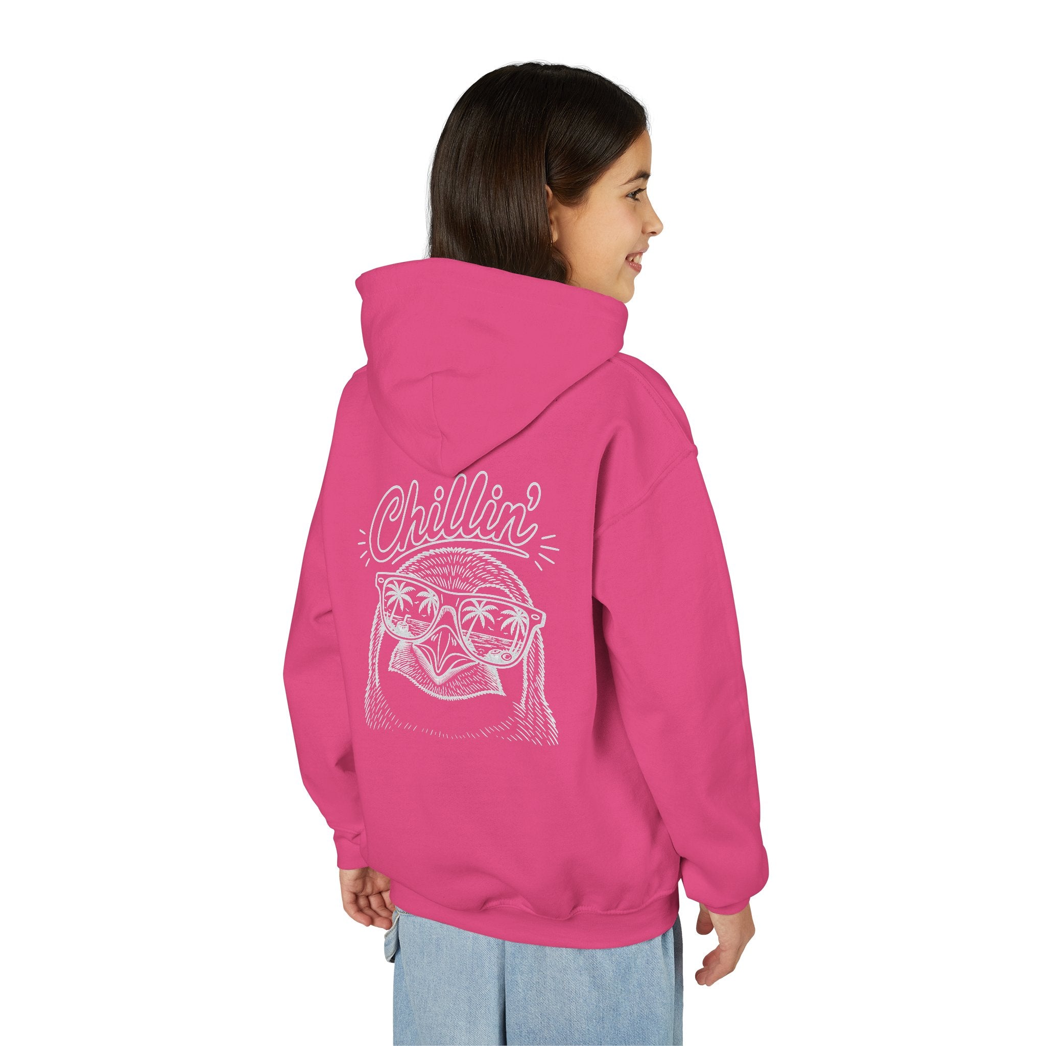 Chillin' Penguin — Funny Youth Hoodie