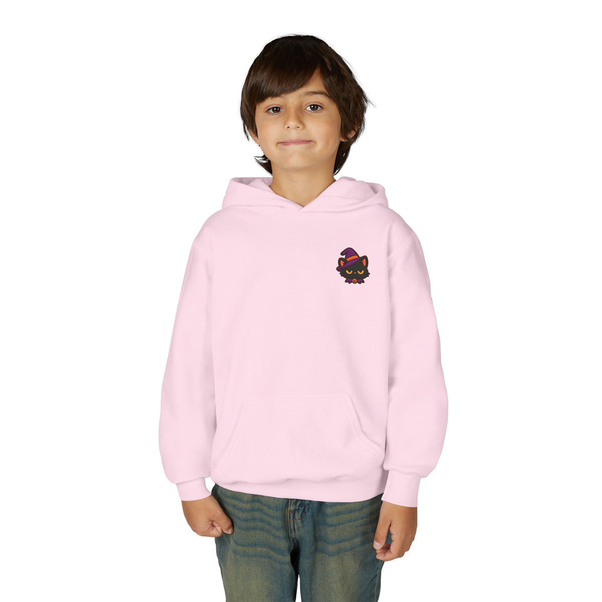 Unimpressed Halloween Cat - Witch Hoodie