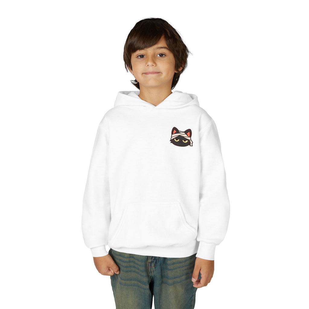 Unimpressed Halloween Cat - Mummy Hoodie
