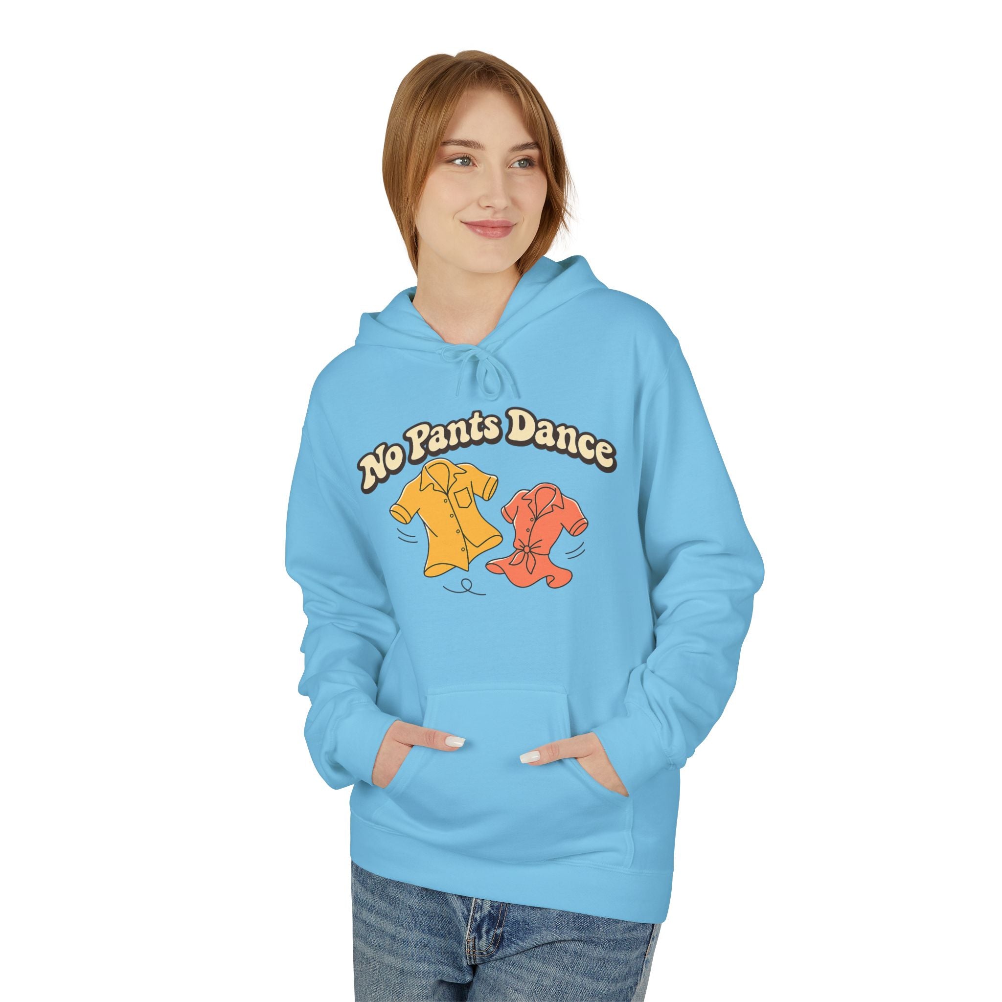 No Pants Dance — Funny Retro Hoodie