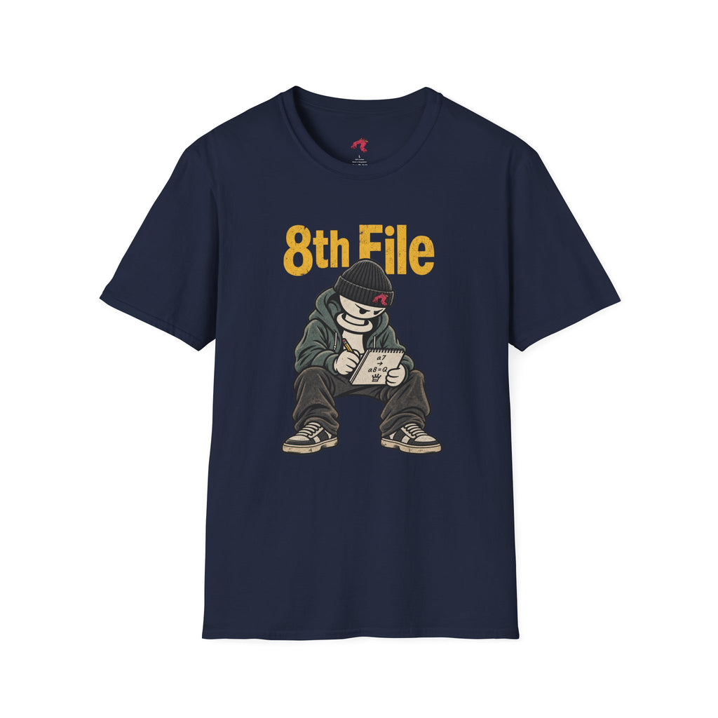8th File – Funny Chess Pawn Promotion Graphic T-Shirt