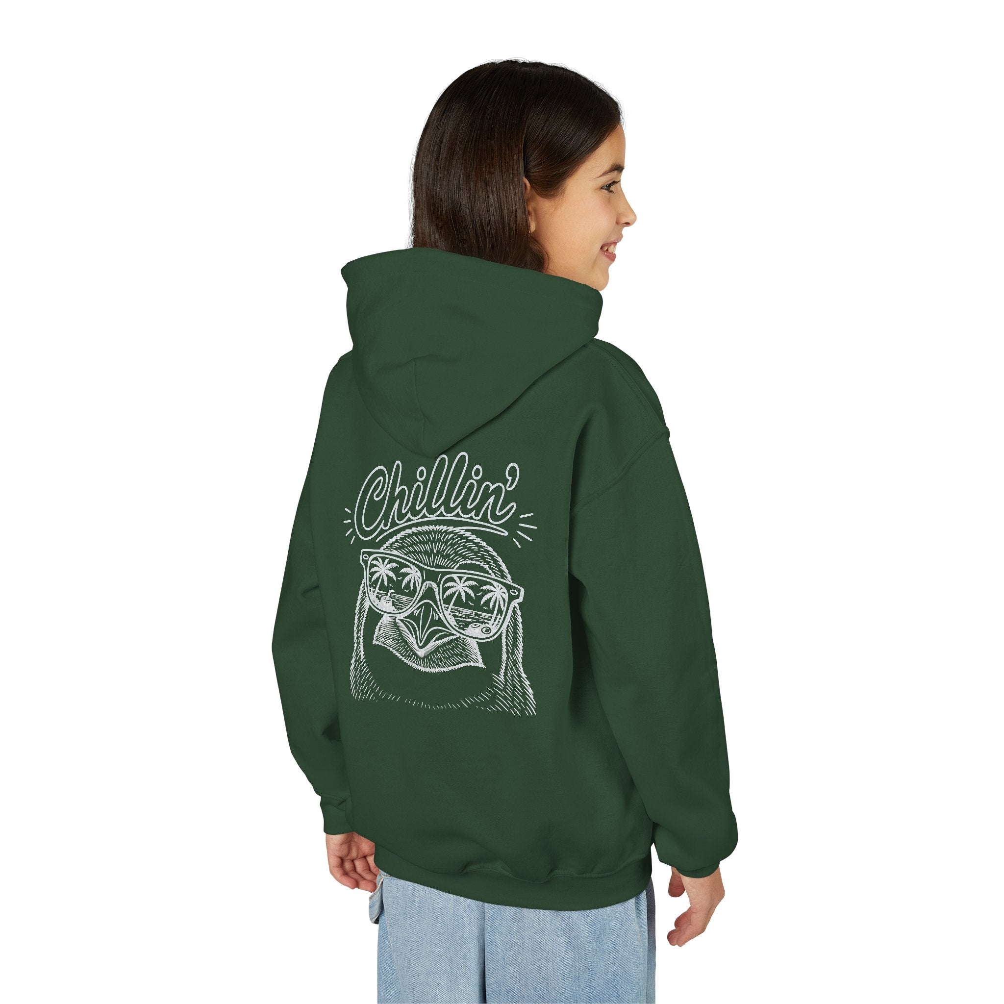 Chillin' Penguin — Funny Youth Hoodie