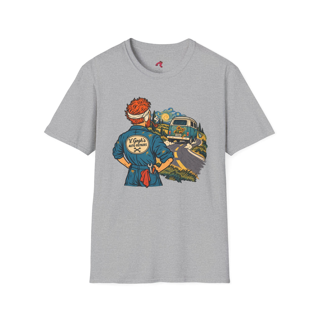 Original Van Gogh or Van Go – Funny Art Mechanic Graphic T-Shirt