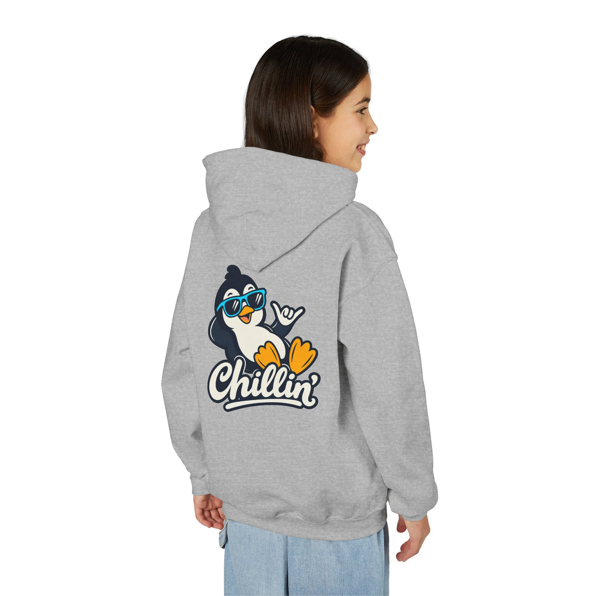 Chillin' 2 Penguin — Funny Youth Hoodie