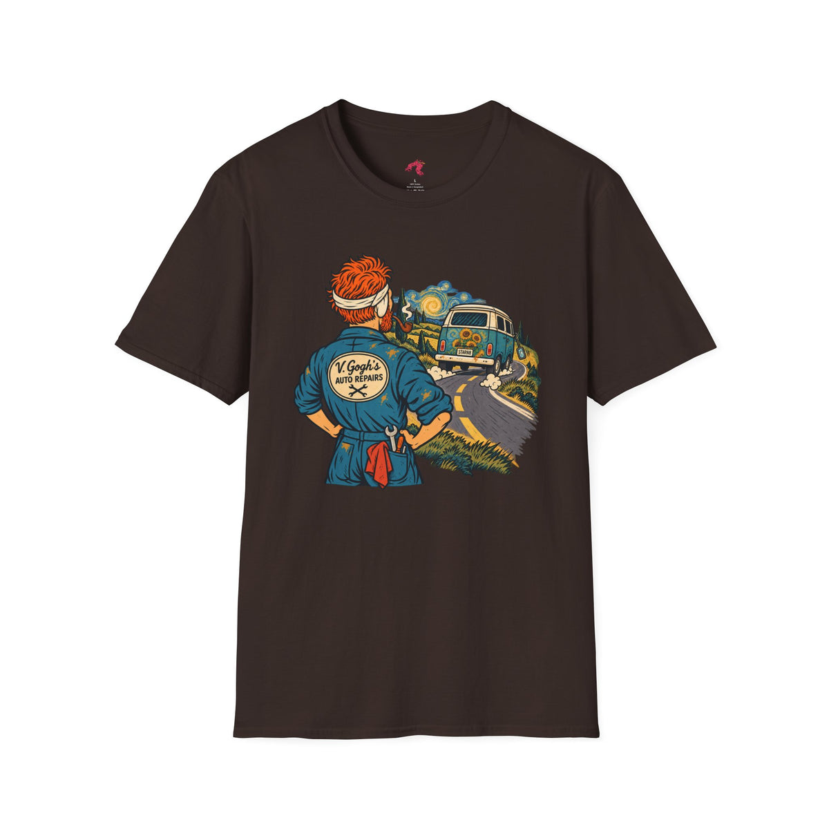 Original Van Gogh or Van Go – Funny Art Mechanic Graphic T-Shirt