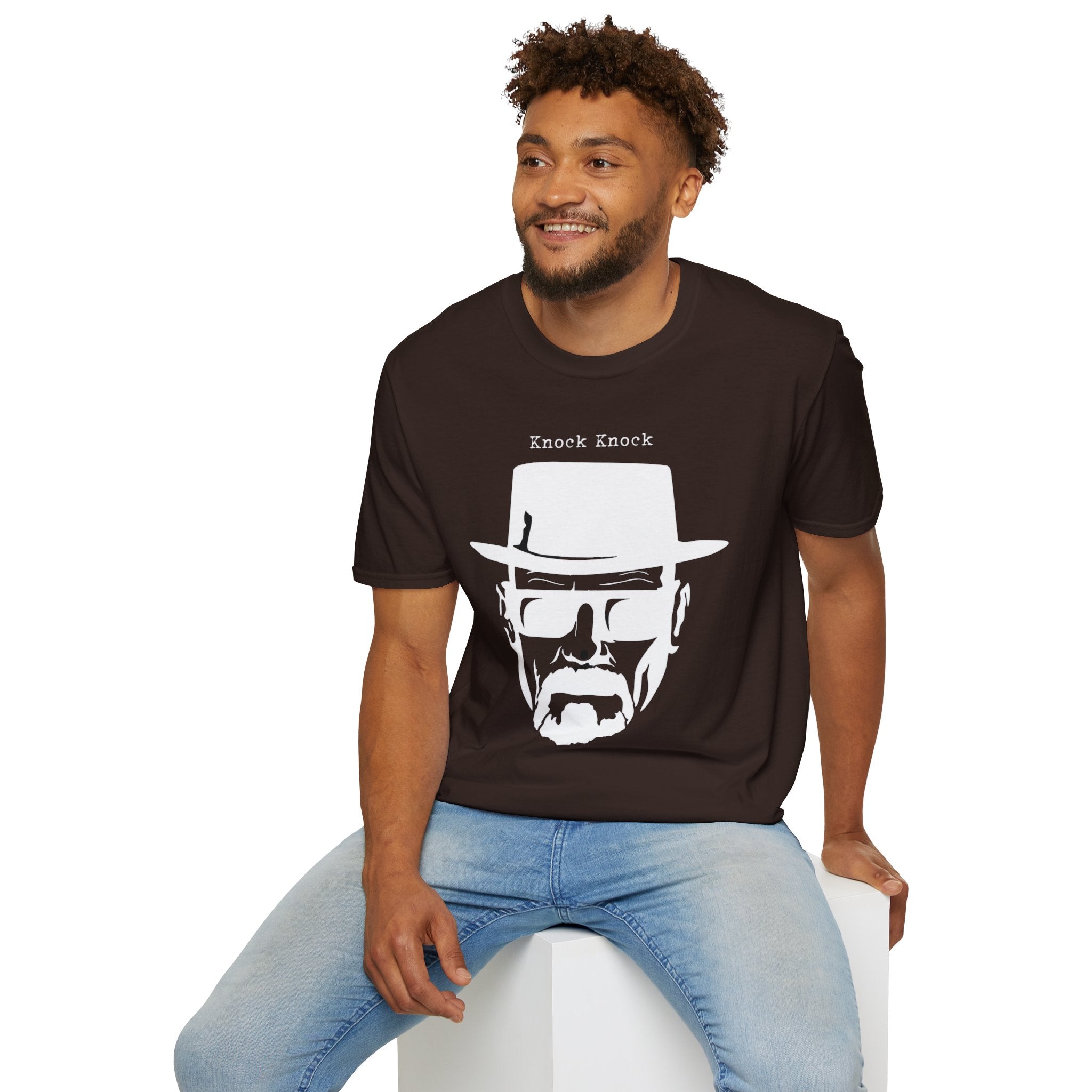 Knock Knock — Funny Crime Drama Parody T-Shirt