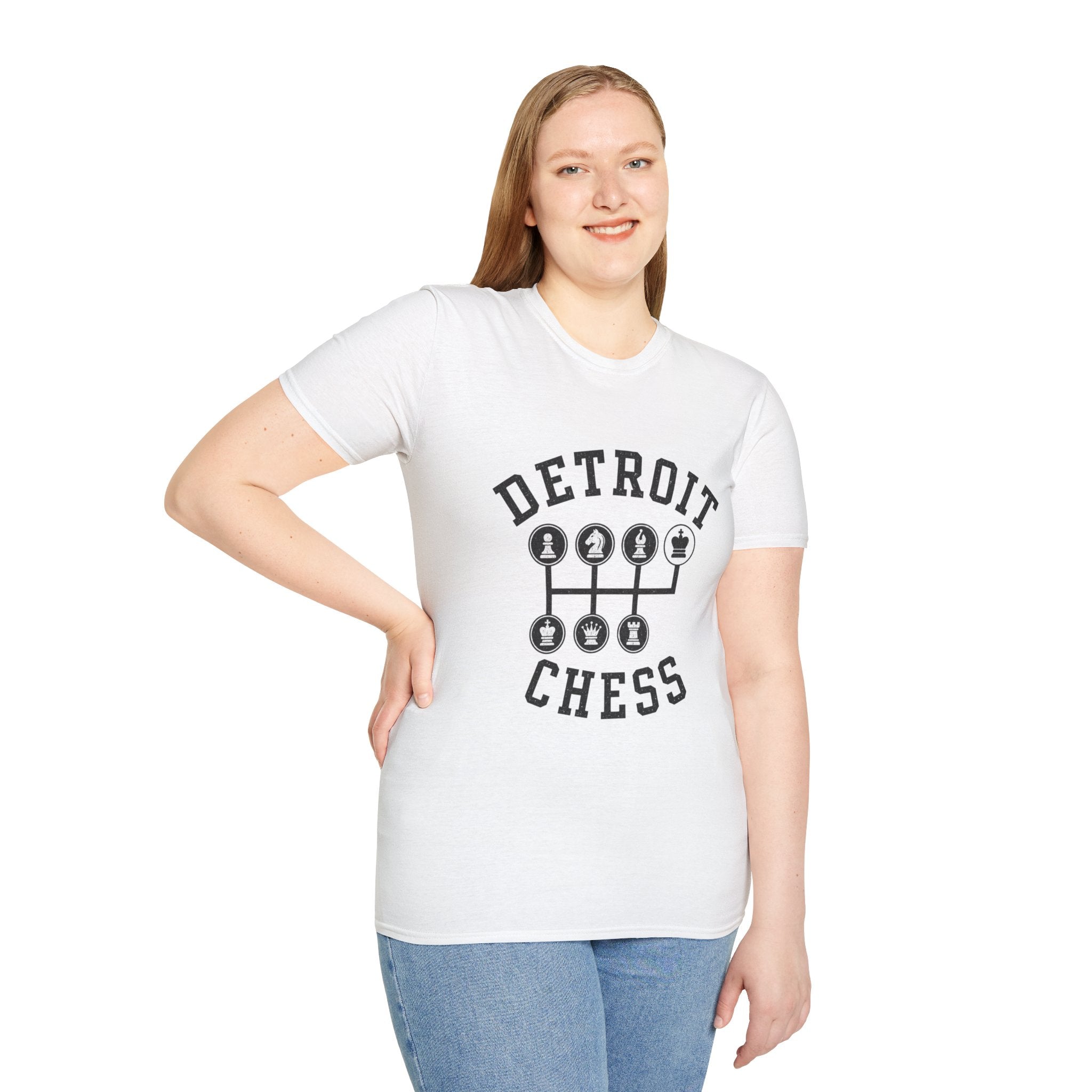 Detroit Chess - Gritty Chess T-Shirt