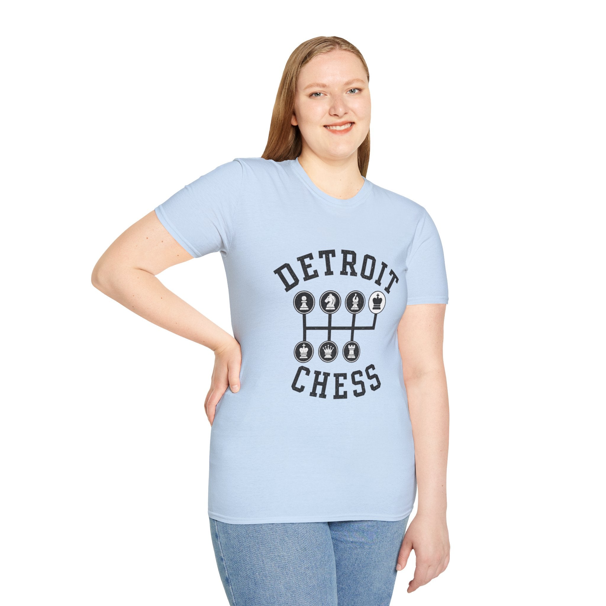 Detroit Chess - Gritty Chess T-Shirt