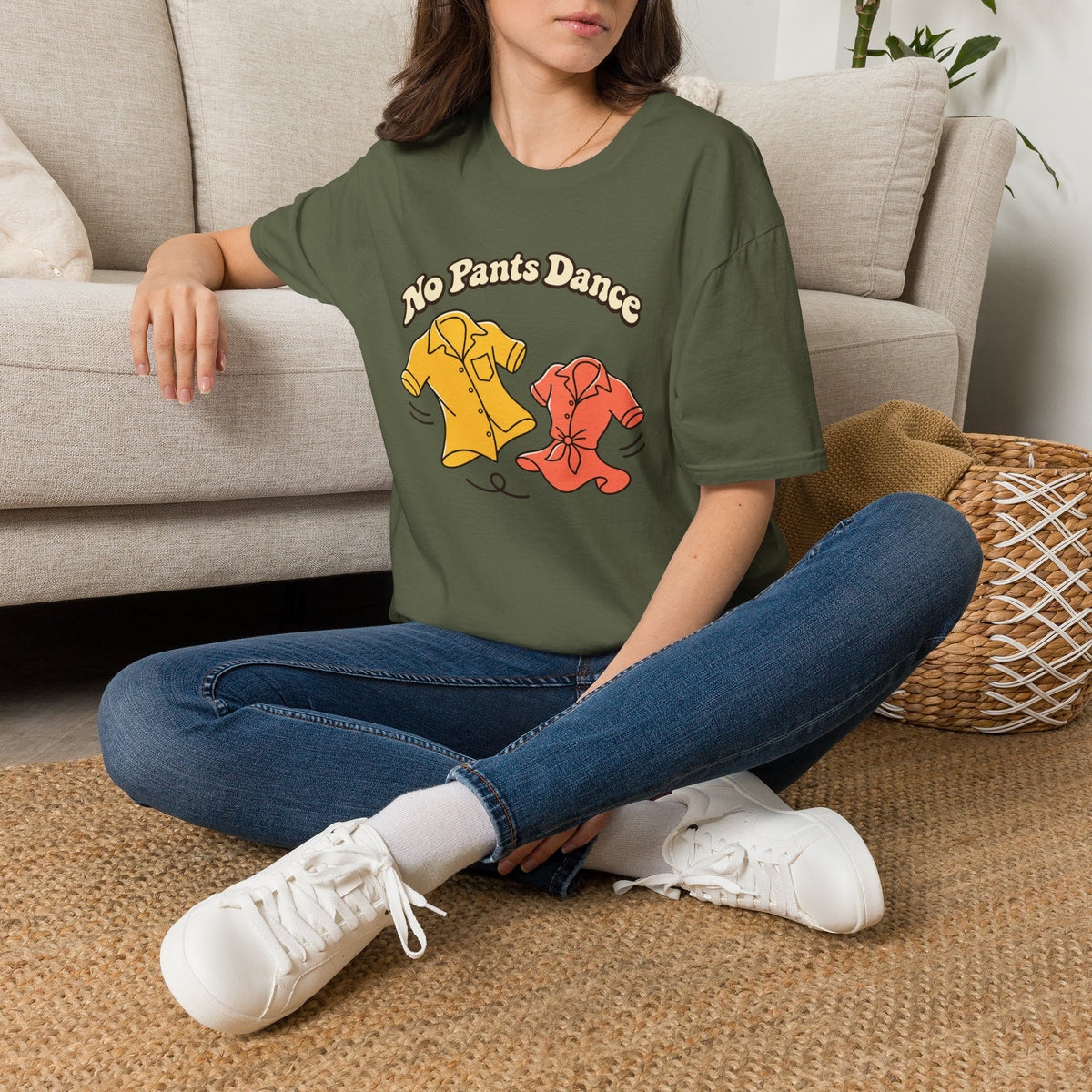 No Pants Dance T-Shirt- Funny Shirts Dancing