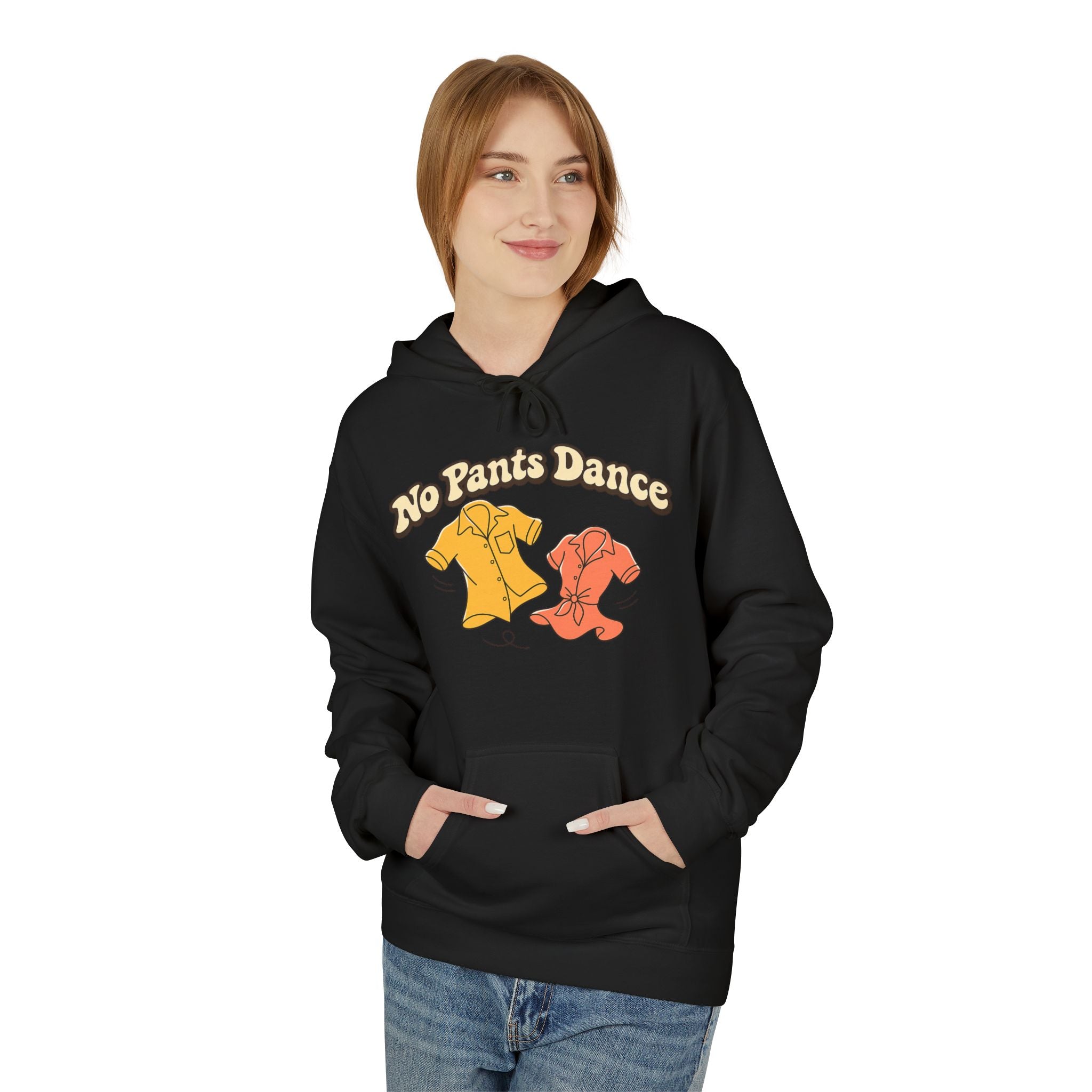 No Pants Dance — Funny Retro Hoodie